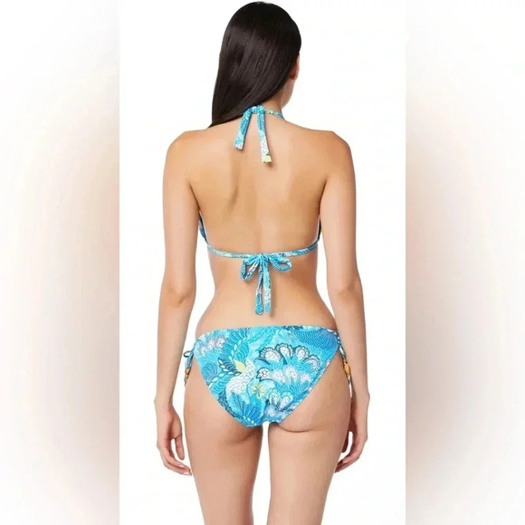 Bleu Rod Beattie Talk Sliding Triangle Bikini Top and Bikini Bottom - Picture 4 of 16